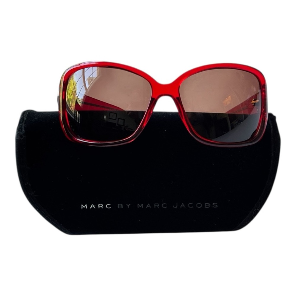 Marc by Marc Jacobs MMJ 021/S Sunglasses with case dark brown cherry | 50-15-120